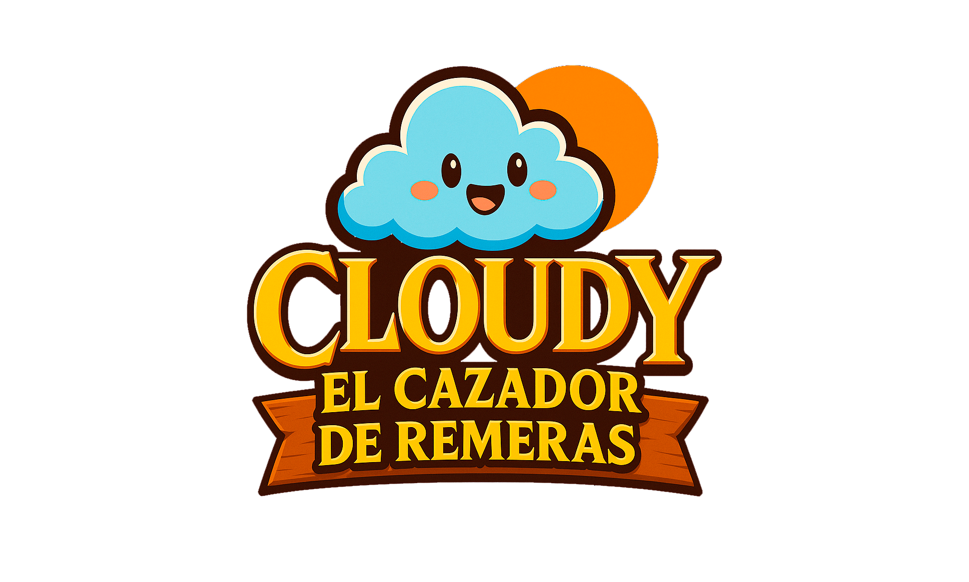 Logo Cloudy Caza-Remeras